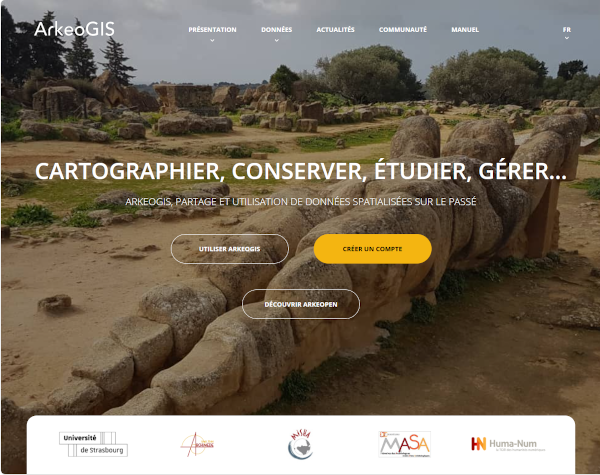 ArkeoGIS accueil